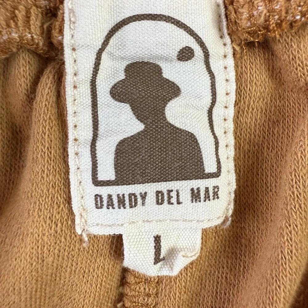 Dandy Del Mar Women's Terry Shorts‎ Size Large Burnt Sienna 2